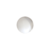 Round Plastic - White
